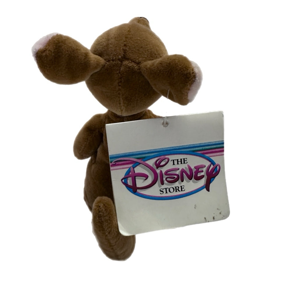 Disney Store Kanga Mini  Bean Bag Stuffed Animal Plush 8" VINTAGE 1990s | Finer Things Resale