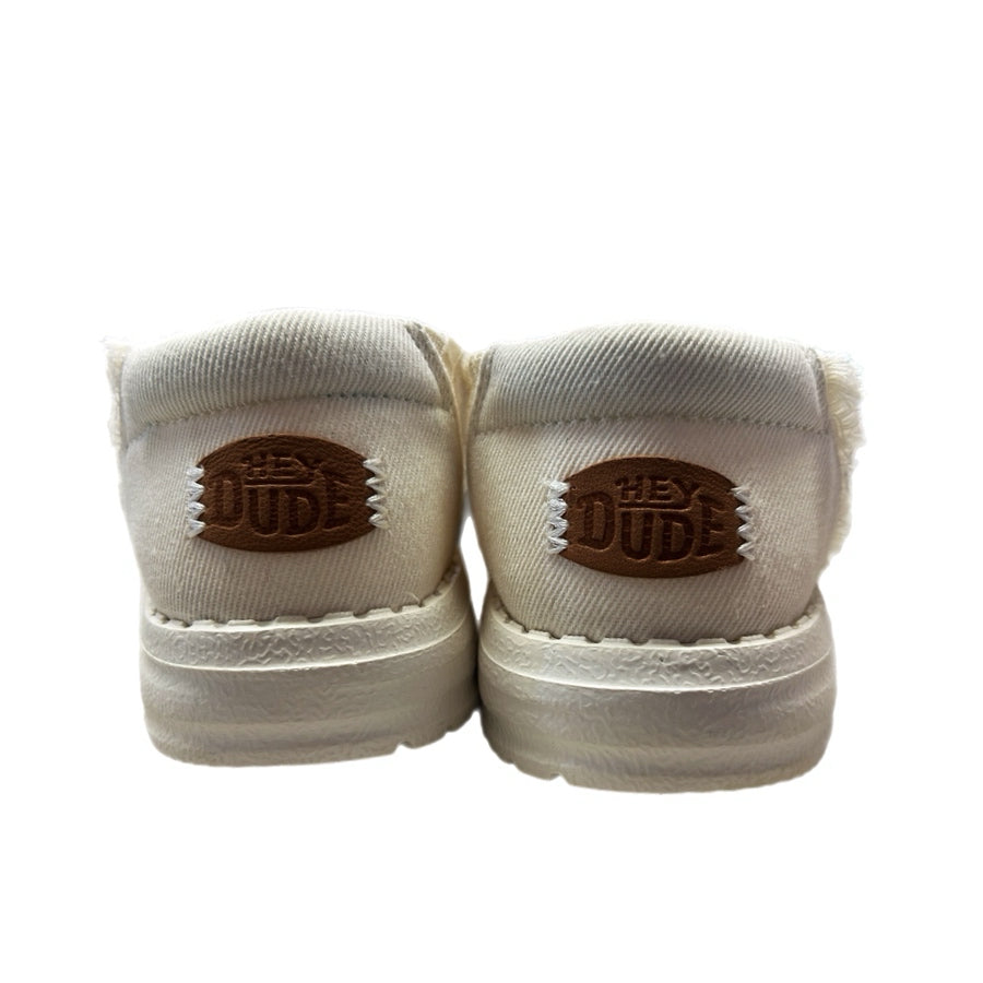 Hey Dude Wendy Crochet Lace Loafer Shoes SIZE 7
