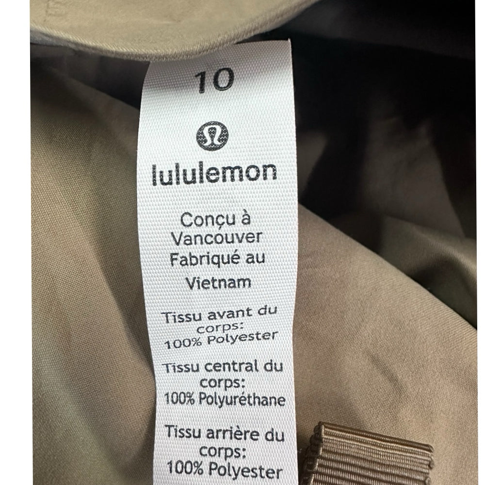 Lululemon lightweight hooded rain jacket coat SIZE 10