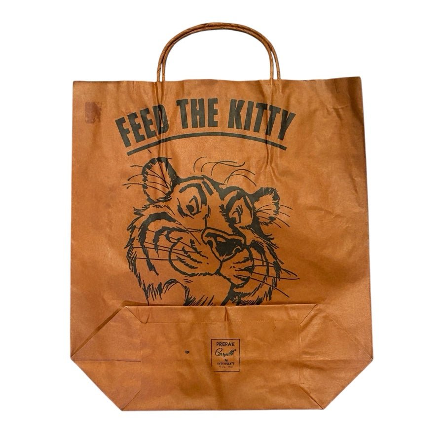Esso Oil Feed the Kitty Put a Tiger in Your Tank Treat Paper Bag UNUSED 1960s | Finer Things Resale