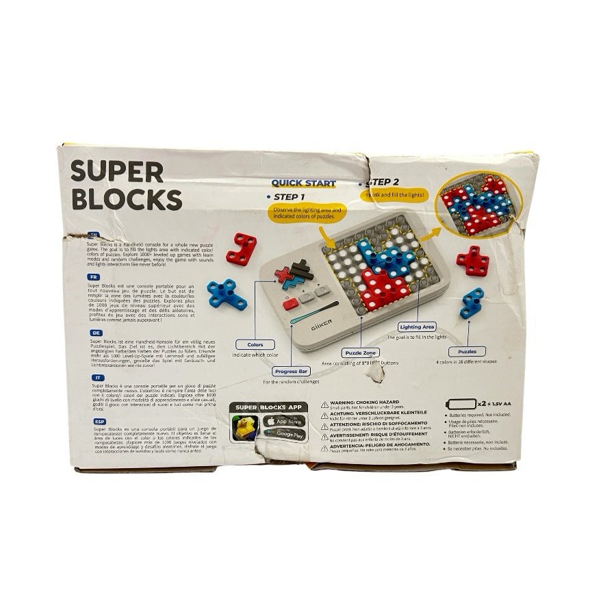 Giiker Super Blocks Fill the Lights Electronic Puzzle Game STEM Brain Toy | Finer Things Resale