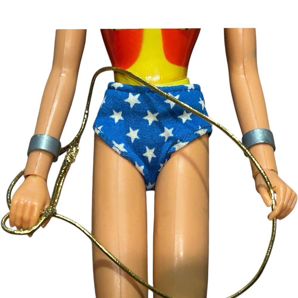 Wonder Woman 12" action figure doll 1976 Mego Diana Navy Suit Lasso + more | Finer Things Resale