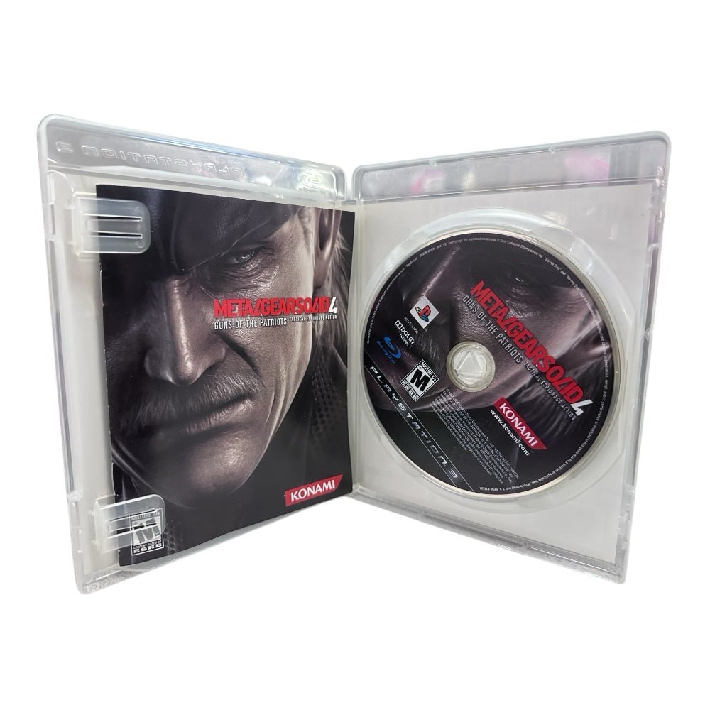 Metal Gear Solid 4: Guns of the Patriots Playstation 3 PS3 game Sony M17+ 2008 | Finer Things Resale