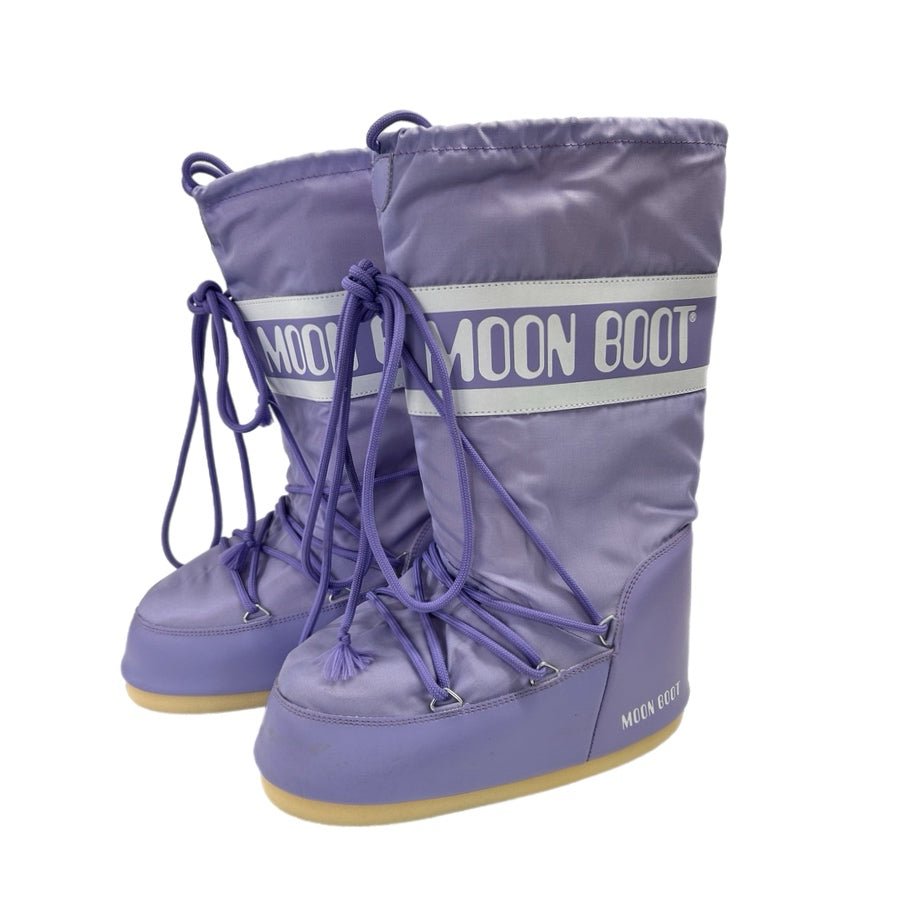 Moon Boot Icon Classic Purple Lavender Winter Snow Boots W SIZE 8-9.5 | Finer Things Resale