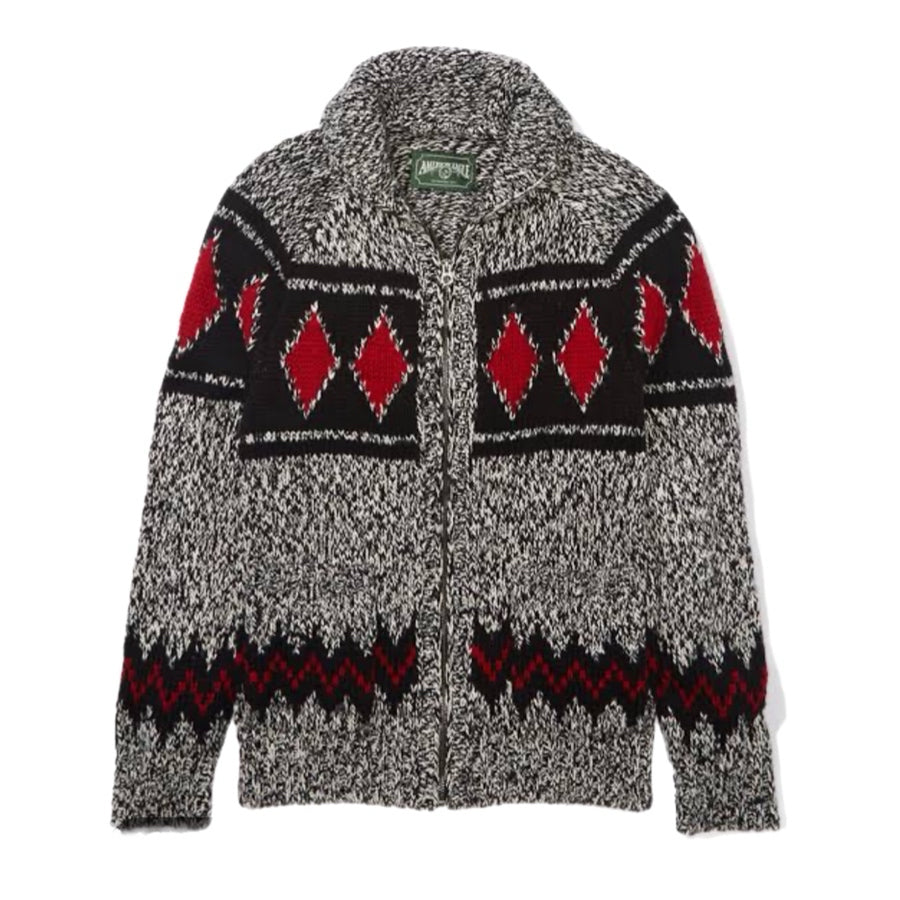 American Eagle Outfitters Chunky Fair Isle Cardigan Sweater Y2K Retro  SMALL