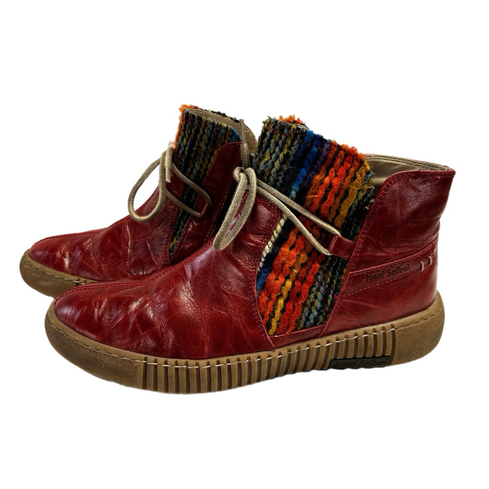 Josef Seibel Maren Bootie Ankle Boots Shoes Leather Boho SIZE 40 | Finer Things Resale