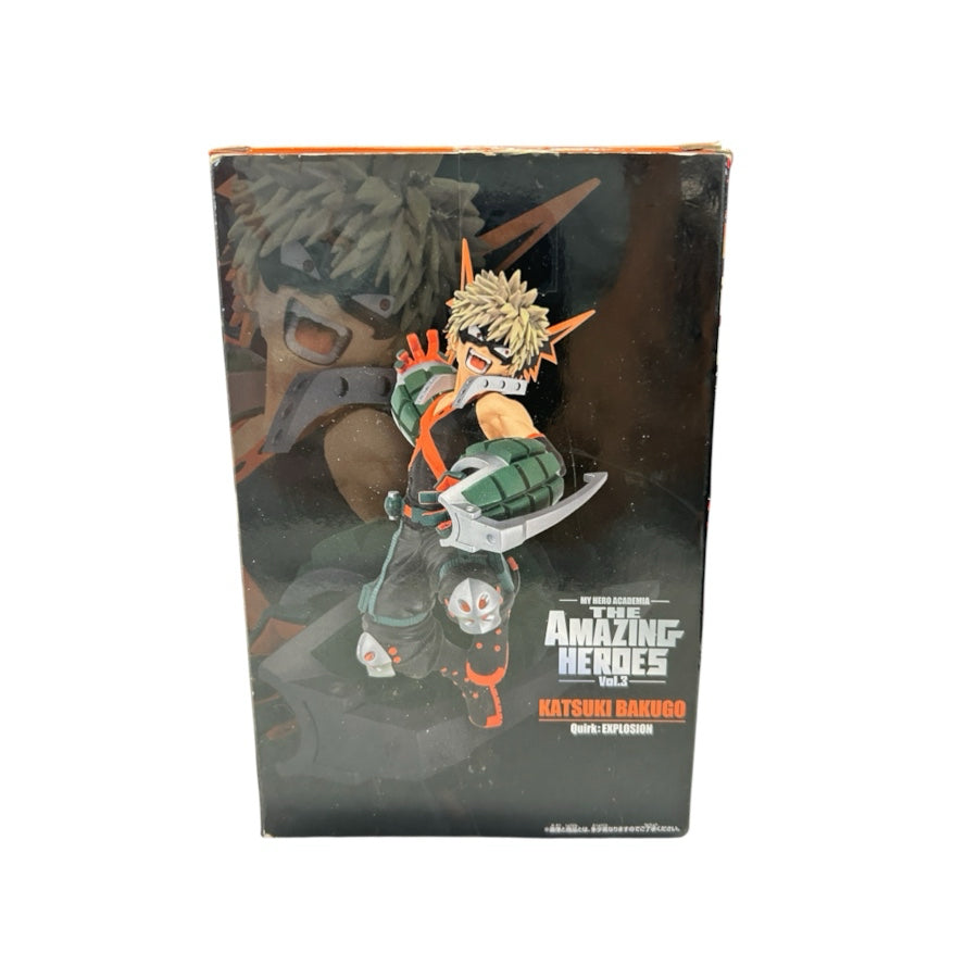 Banpresto My Hero Academia Katsuki Bakugo The Amazing Heroes Vol 3 Figure Box
