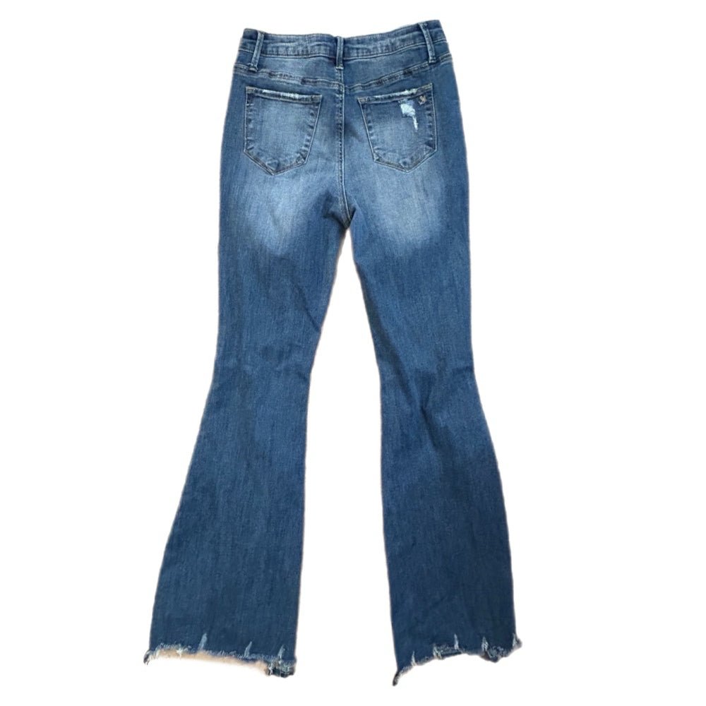 Special A Lead You Through Denim Flare Jeans Distressed SIZE 9 BRAND NEW! | Finer Things Resale