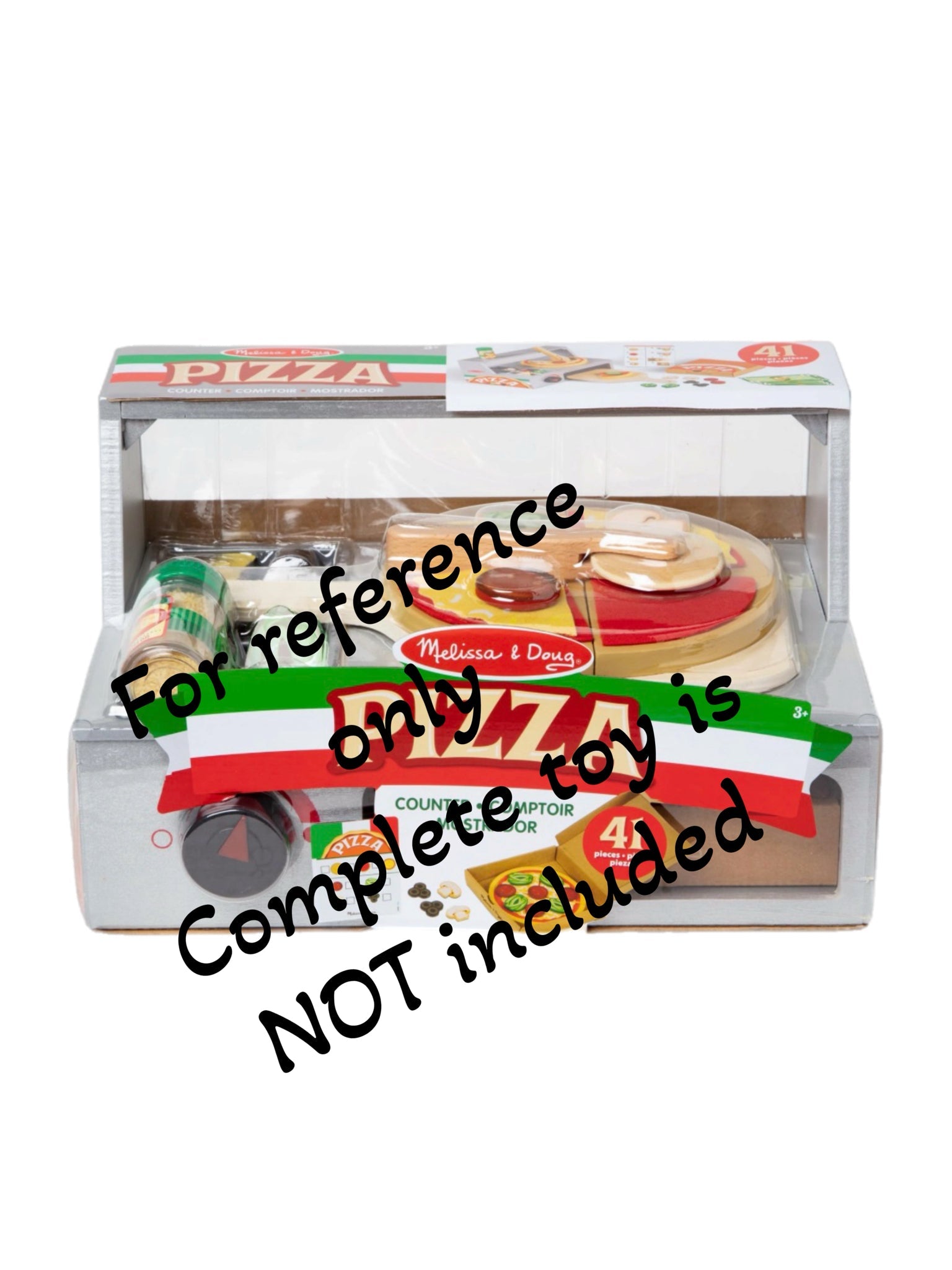 Melissa & Doug Top and Bake Pizza Counter Play set REPLACEMENT pizza slice | Finer Things Resale