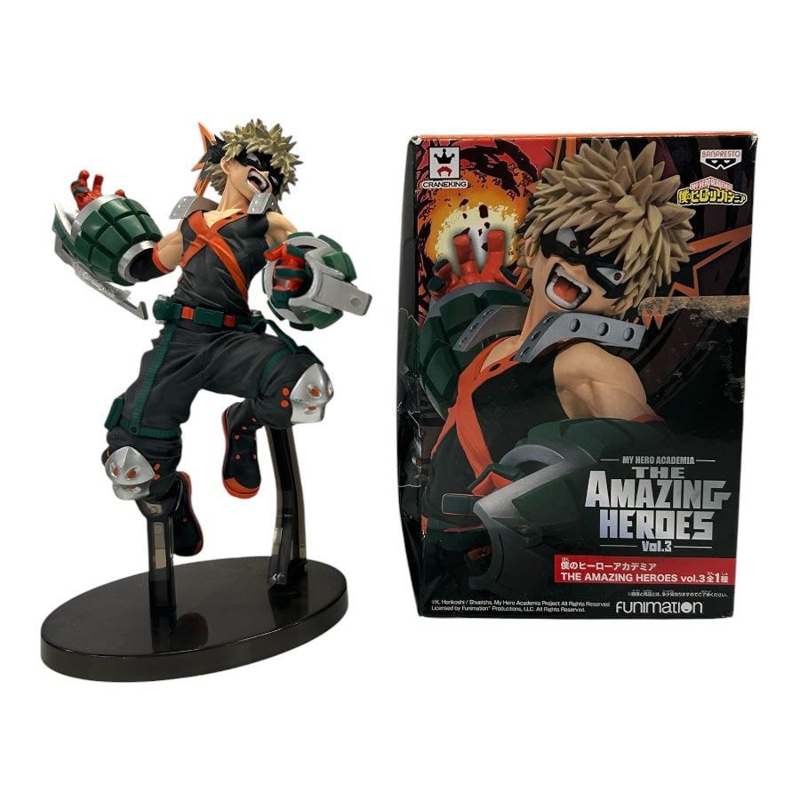Banpresto My Hero Academia Katsuki Bakugo The Amazing Heroes Vol 3 Figure Box