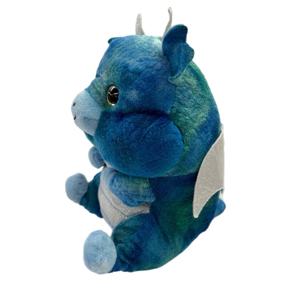 Nanco Bellie Buddies Blue Baby Dragon plush stuffed animal toy | Finer Things Resale