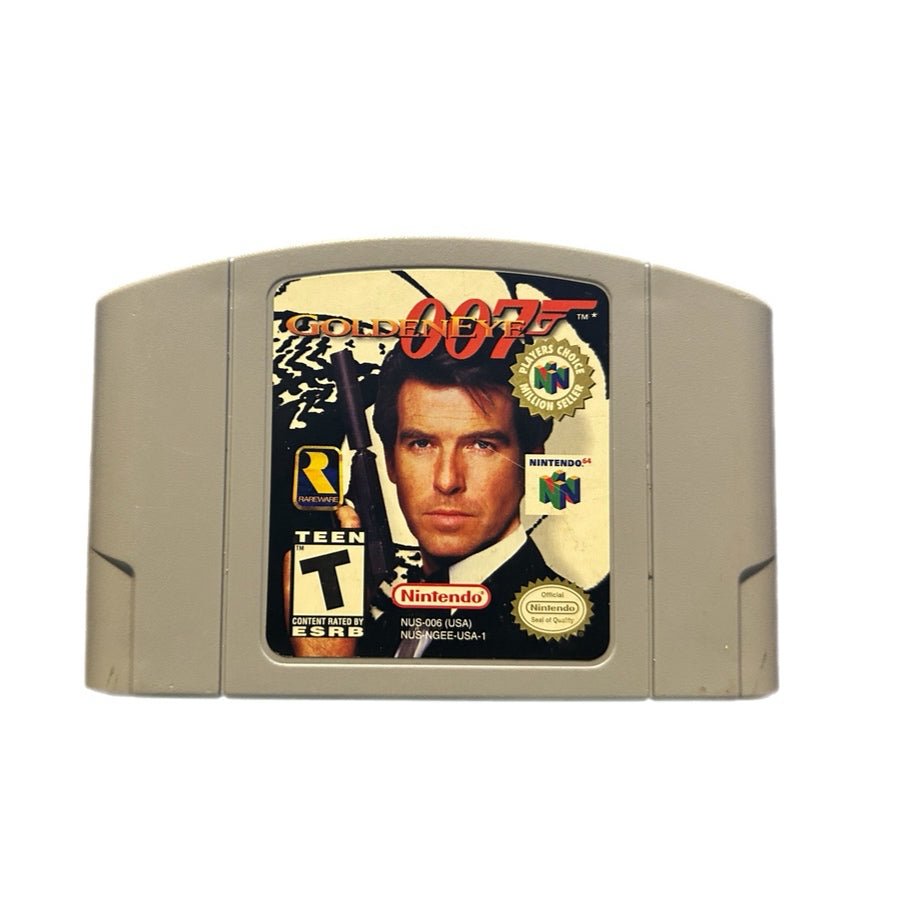 GoldenEye 007 Player's Choice Nintendo 64 N64 OEM Game Rated T 1997 | Finer Things Resale