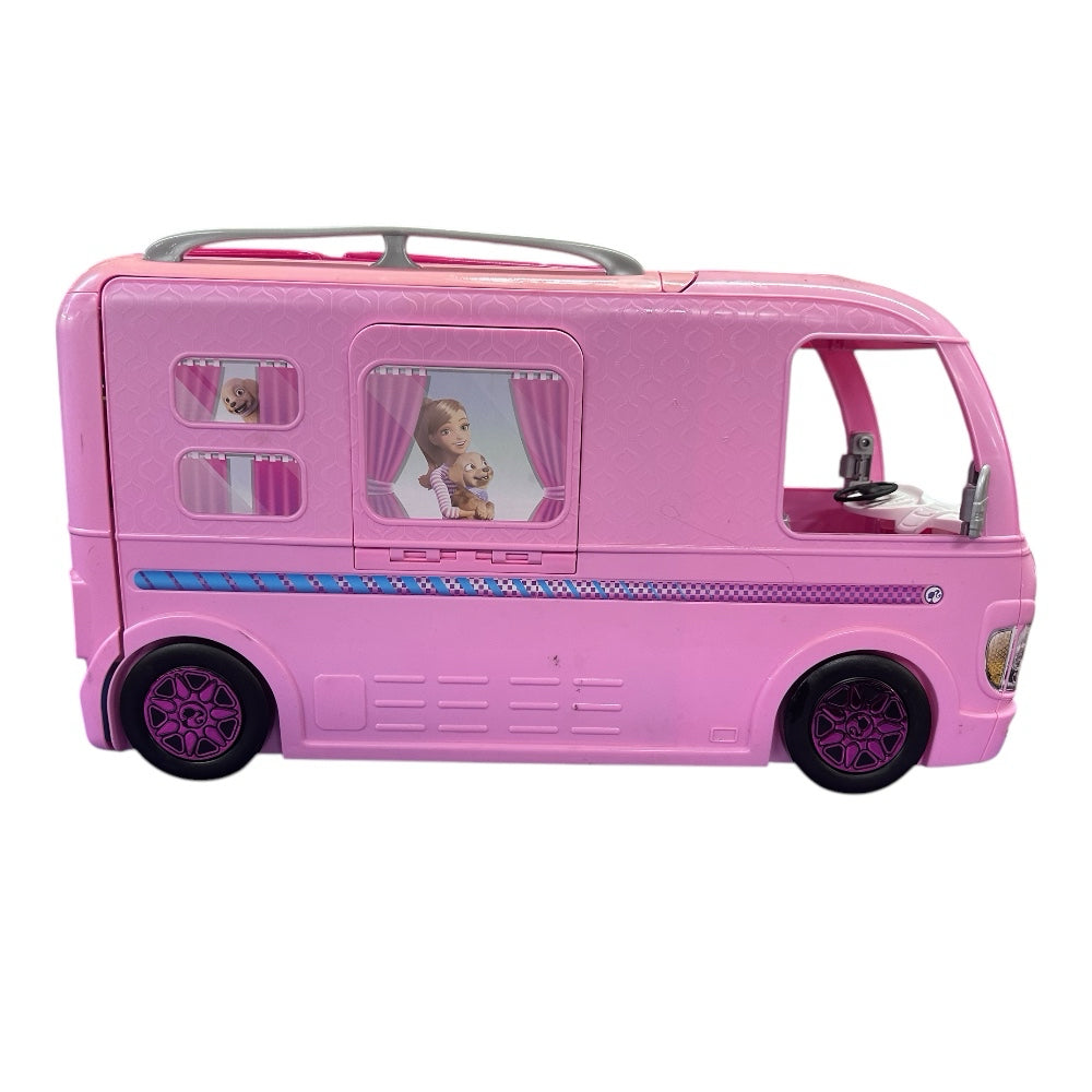 Barbie Dream Camper Motor Home Van Playset with pool Mattel 2016 FBR34