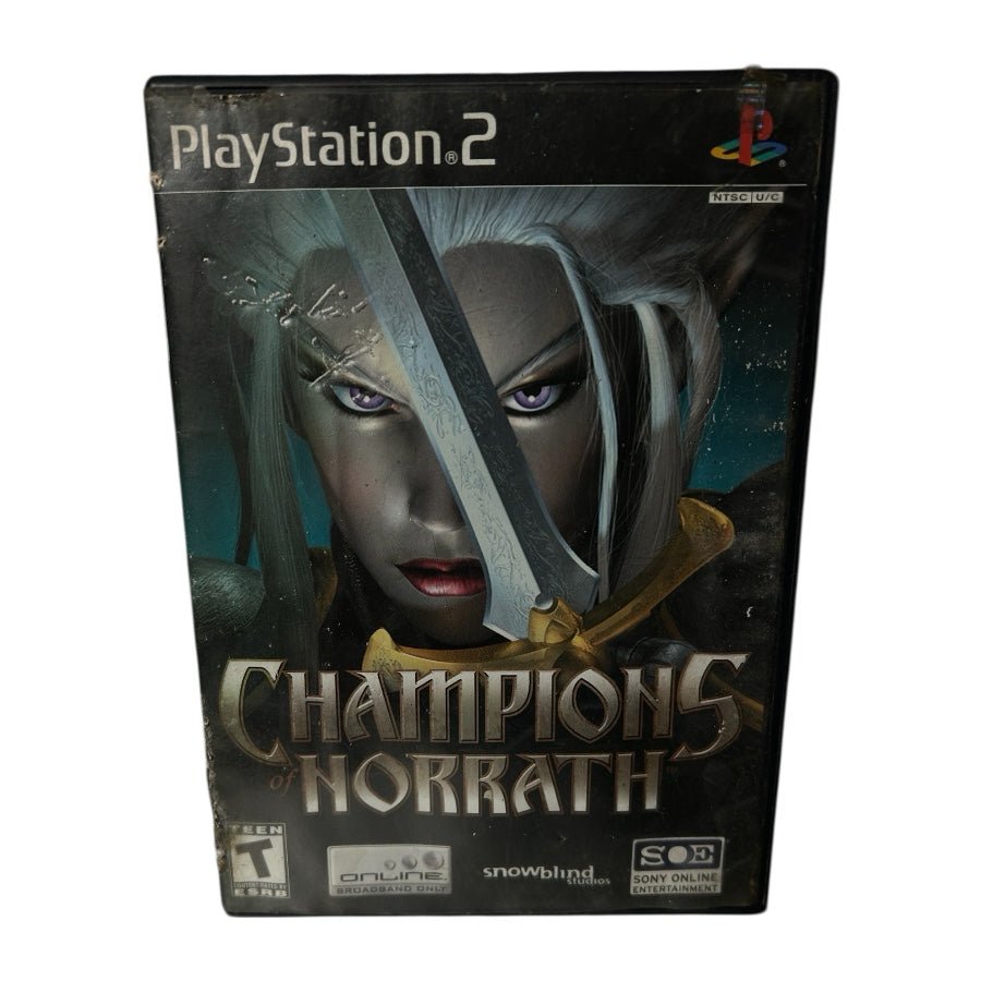 norraath playstation 2 ps2 game sony 2004 black label