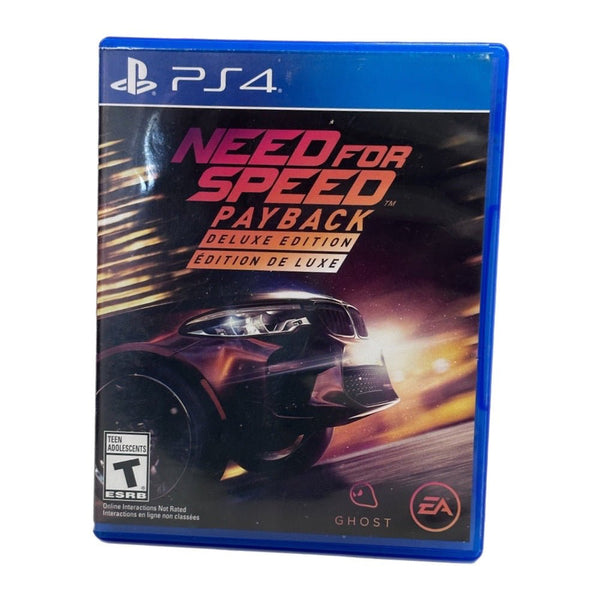 Need for Speed Payback Deluxe Edition Playstation 4 PS4 game 2017 Racing Rated T