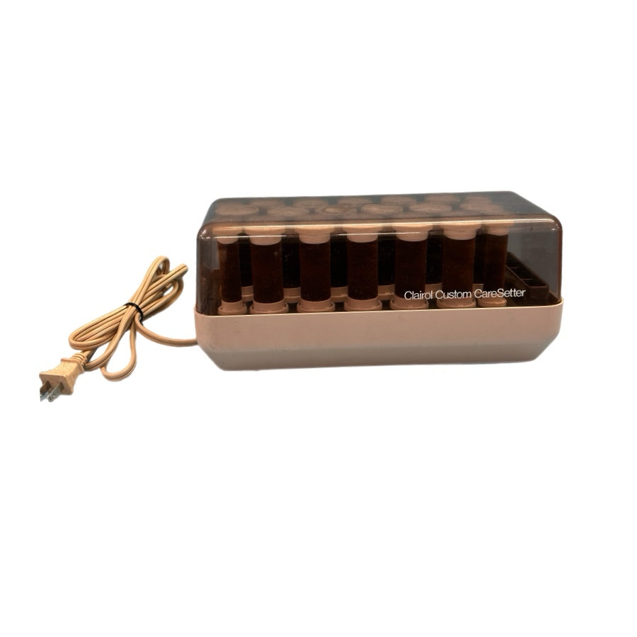 Clairol Custom CareSetter Flocked Velvet Hair Hot Rollers KF-20 VINTAGE 1980's | Finer Things Resale