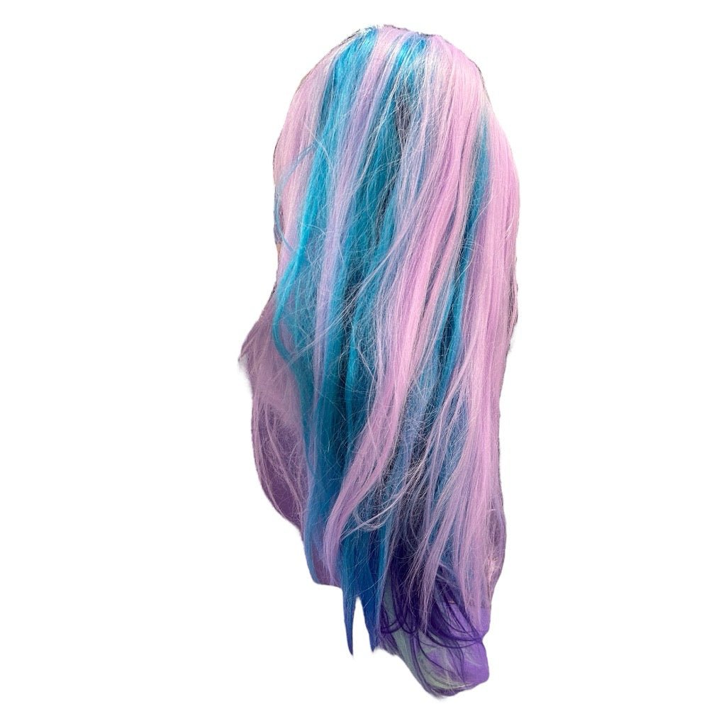 Mannequin Cosmetology  hairdressing training head Long pink & purple hair | Finer Things Resale