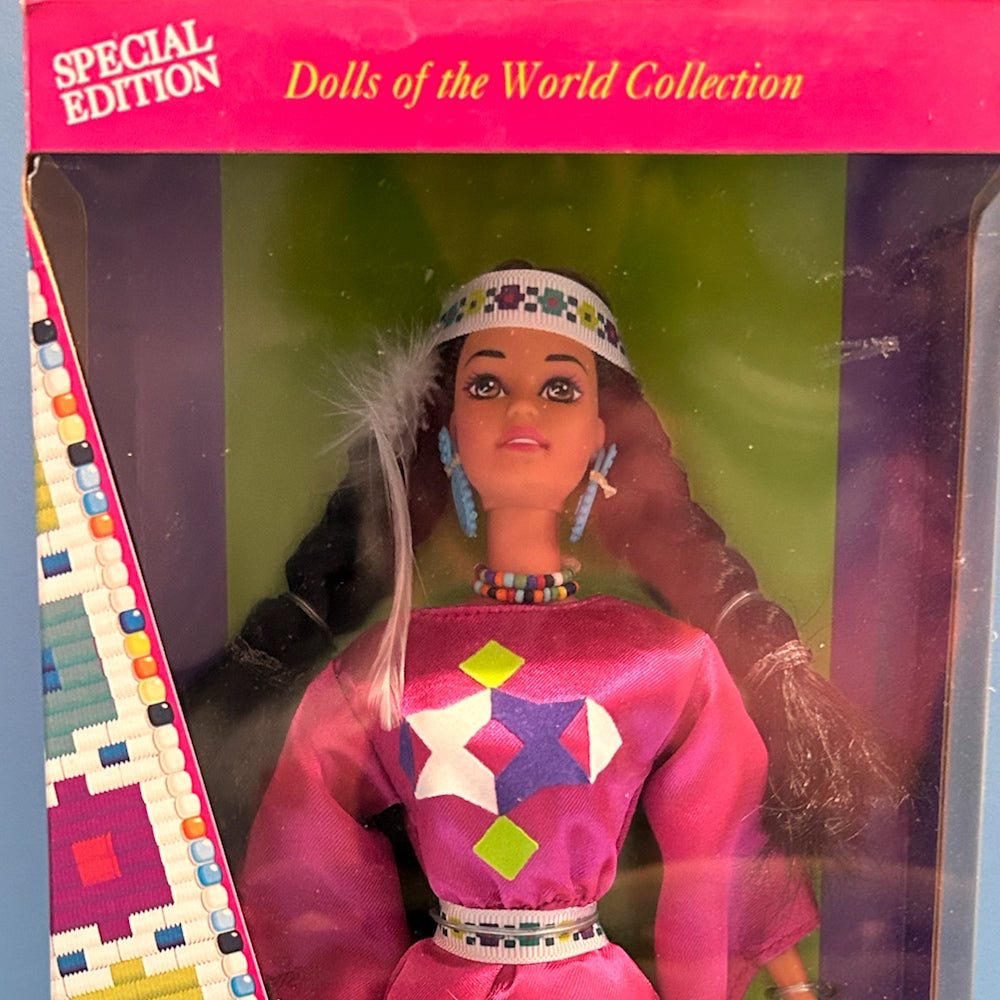 Native American 3rd Edition Barbie Dolls of the World Collection 12699 NIB 1997 | Finer Things Resale