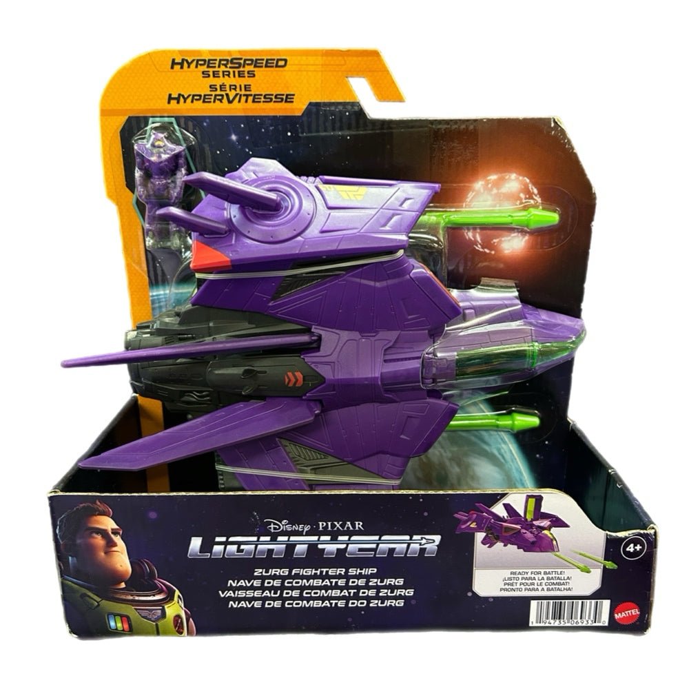 Disney Lightyear Zurg Fighter Ship & Action Figure Mattel BRAND NEW! | Finer Things Resale