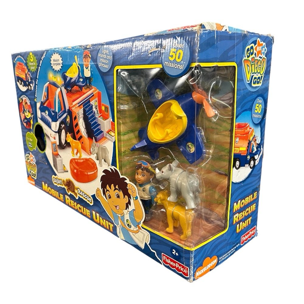 Go Diego Go Mobile Rescue Unit Safari Action Playset  Fisher Price 2006 NEW! | Finer Things Resale