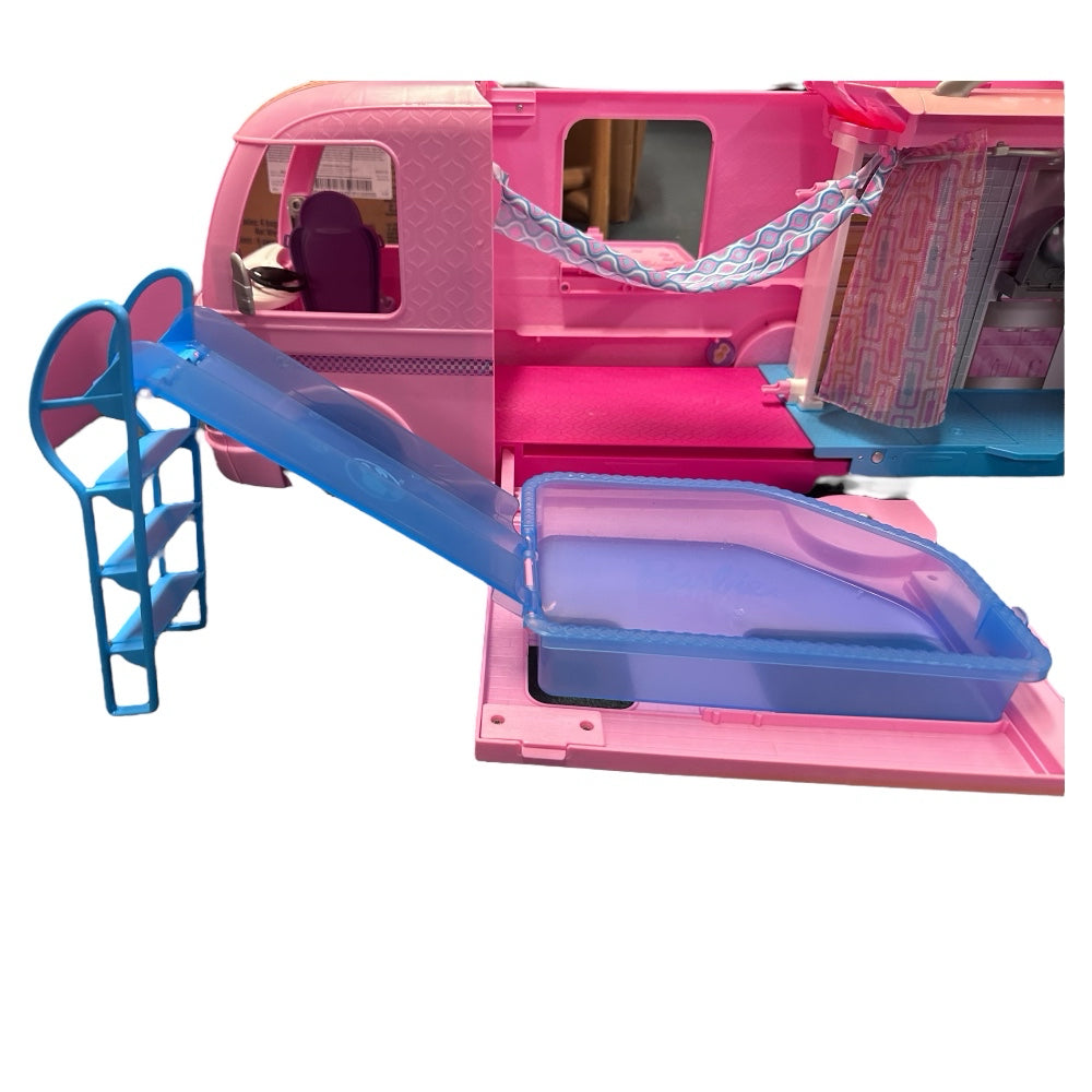 Barbie Dream Camper Motor Home Van Playset with pool Mattel 2016 FBR34