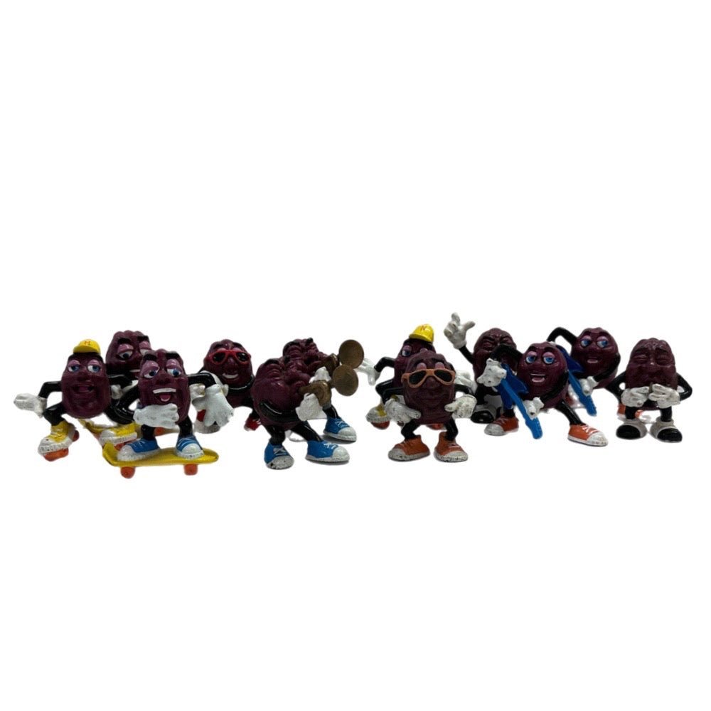 California Raisins action figures Lot of 12 Applause Hardees VINTAGE 1980's | Finer Things Resale