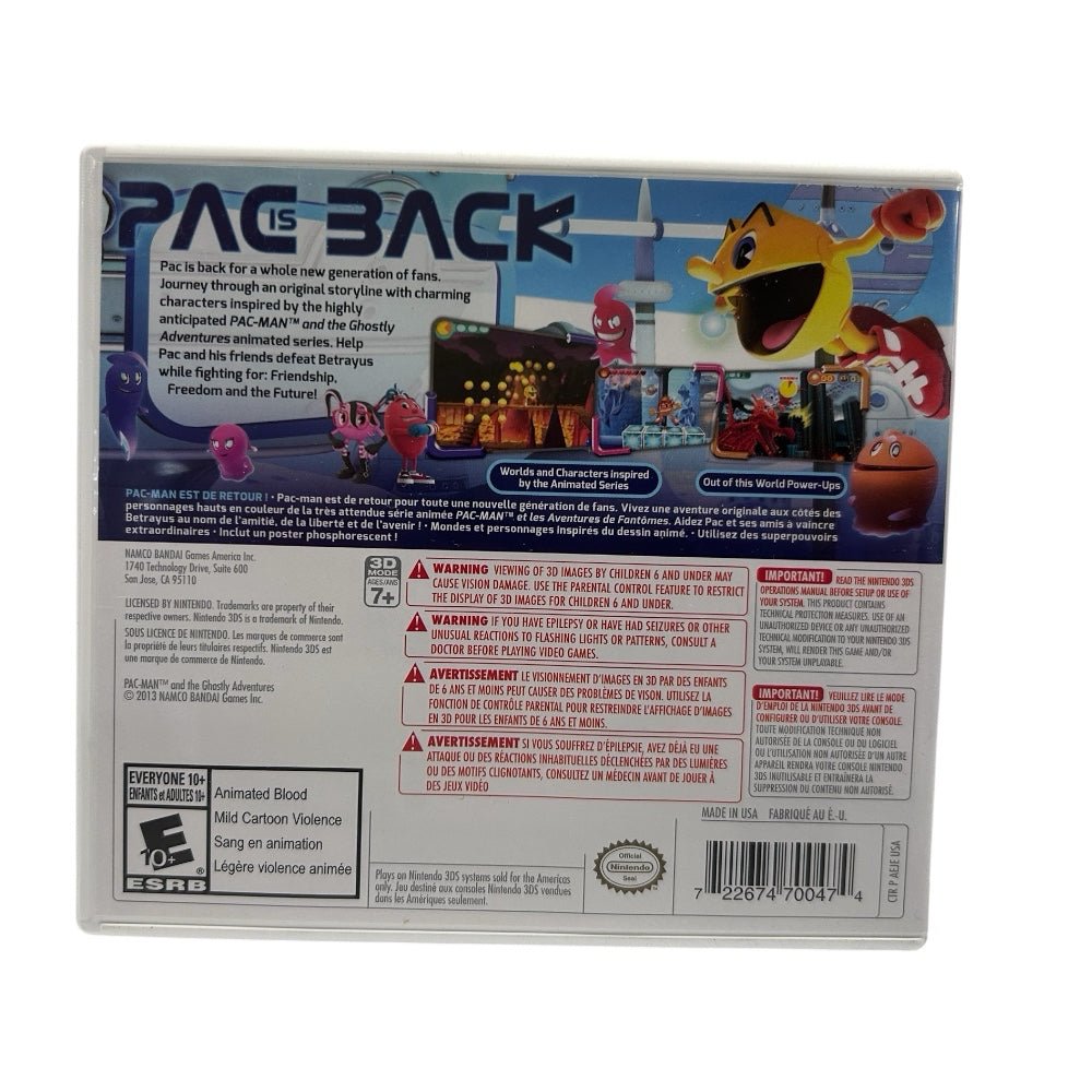 Pac-Man and the Ghostly Adventures Nintendo 3DS game 2013 Rated E 10+ | Finer Things Resale