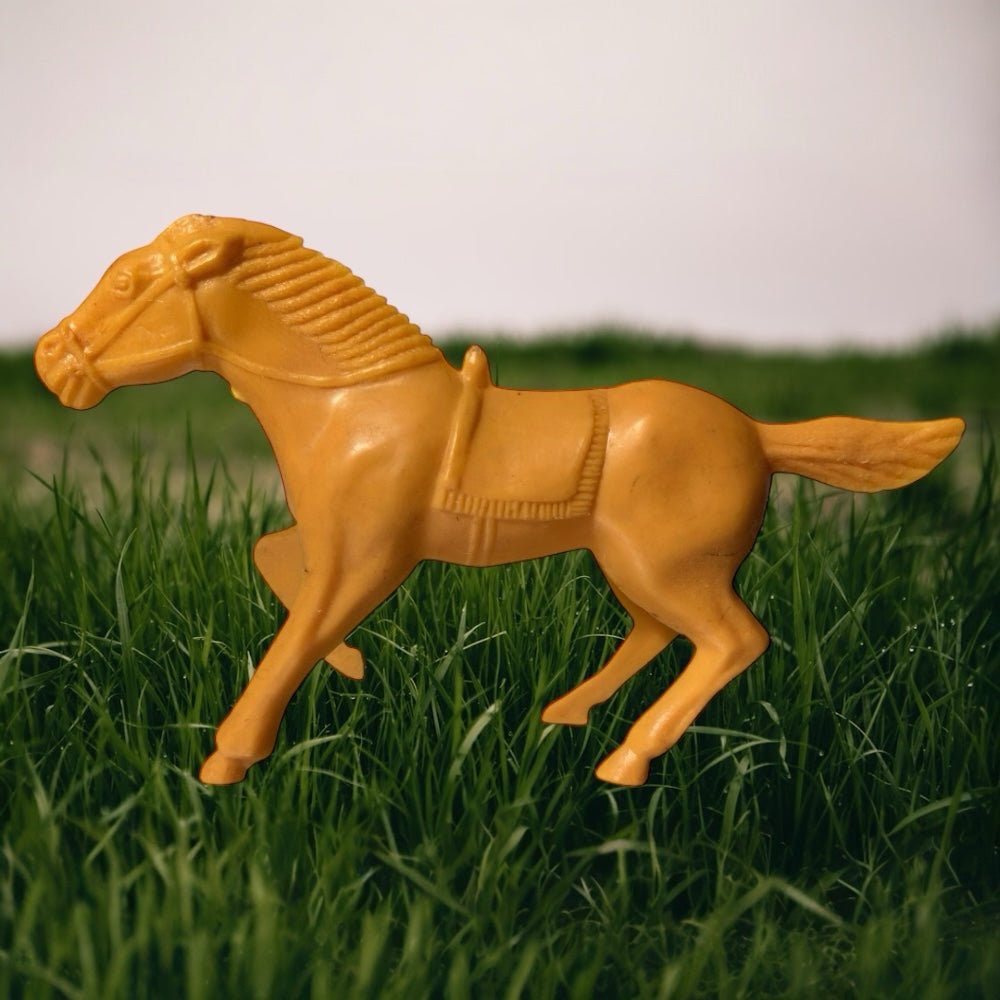 Payton Toys Cowboy Indian Western Horse plastic action figure VINTAGE 1960 | Finer Things Resale