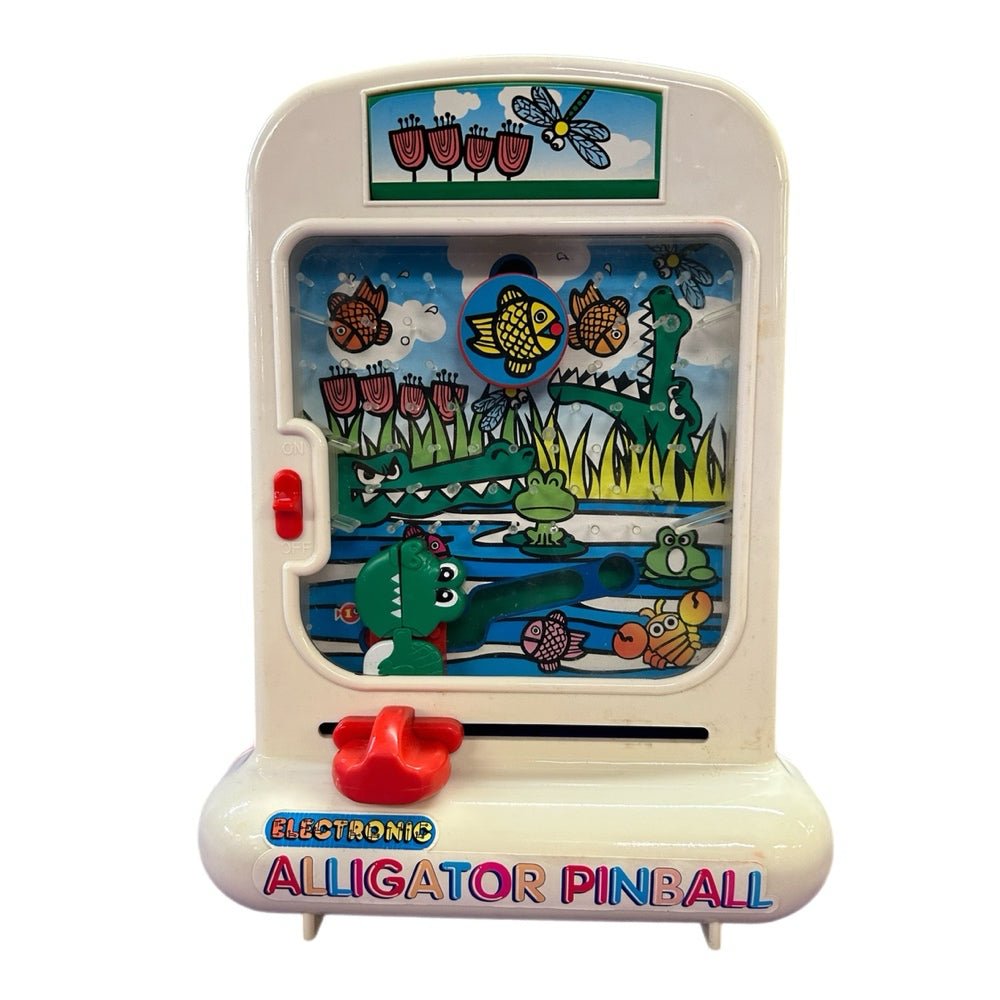 radio shack electronic alligator pinball toy tandy vintage 1980'