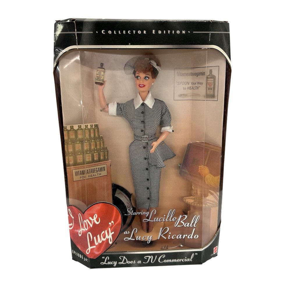 Barbie I Love Lucy Lucille Ball Lucy Does a TV Commercial doll 1997 NRFB #17645 | Finer Things Resale
