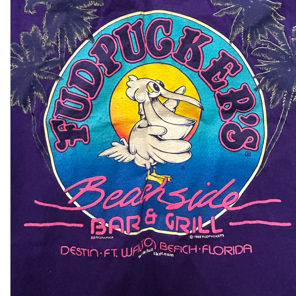 Fudpuckers Ya Aint Been Pucked Till Ya Been Fudpucked T-shirt SIZE LARGE