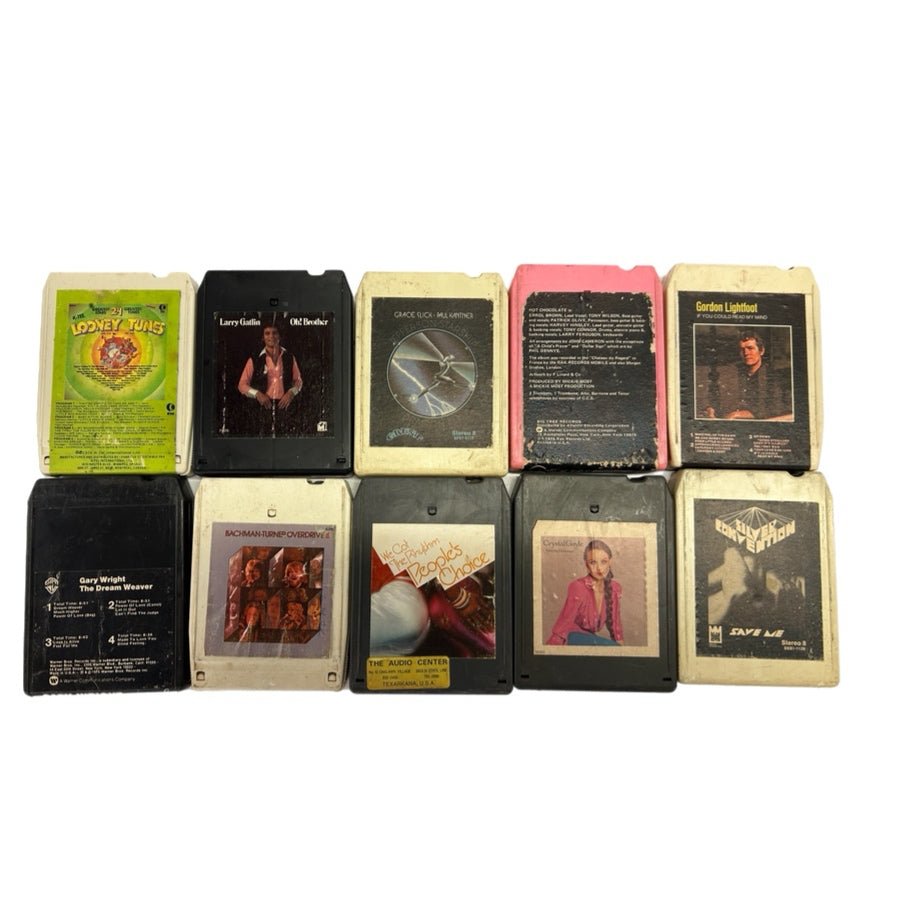 9 track Tape Lot 32  Mixed Country Rock Gospel Pop VINTAGE 1970's | Finer Things Resale