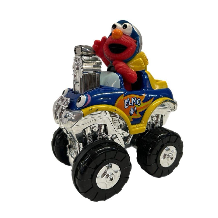 Mattel Sesame Street Elmo's Monster Truck Friction 90684 Vintage 2002 | Finer Things Resale