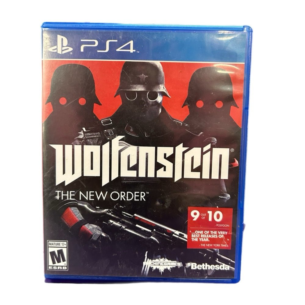 Wolfenstein The New Order Playstation 4 PS4 game 2014 Bethesda Rated M17+ | Finer Things Resale