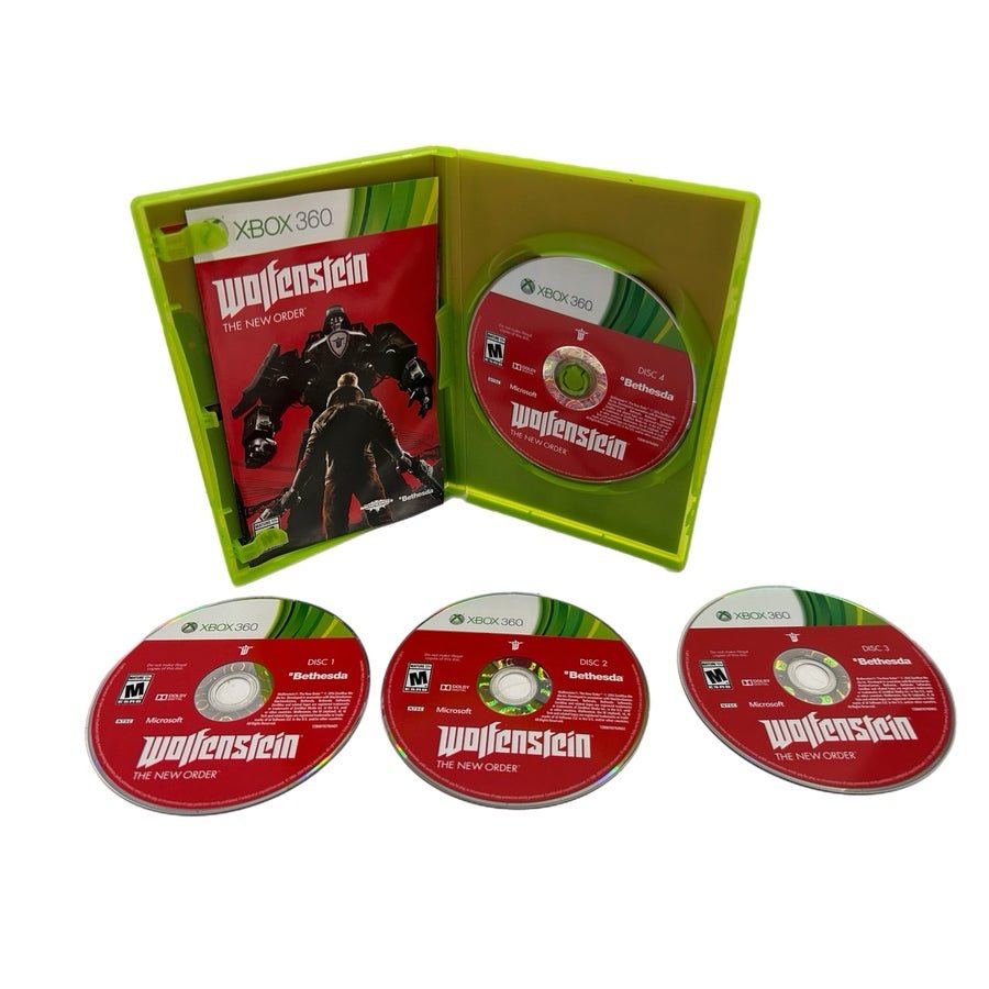 Wolfenstein The New Order XBOX 360 game Bethesda 2014 Complete with manual | Finer Things Resale