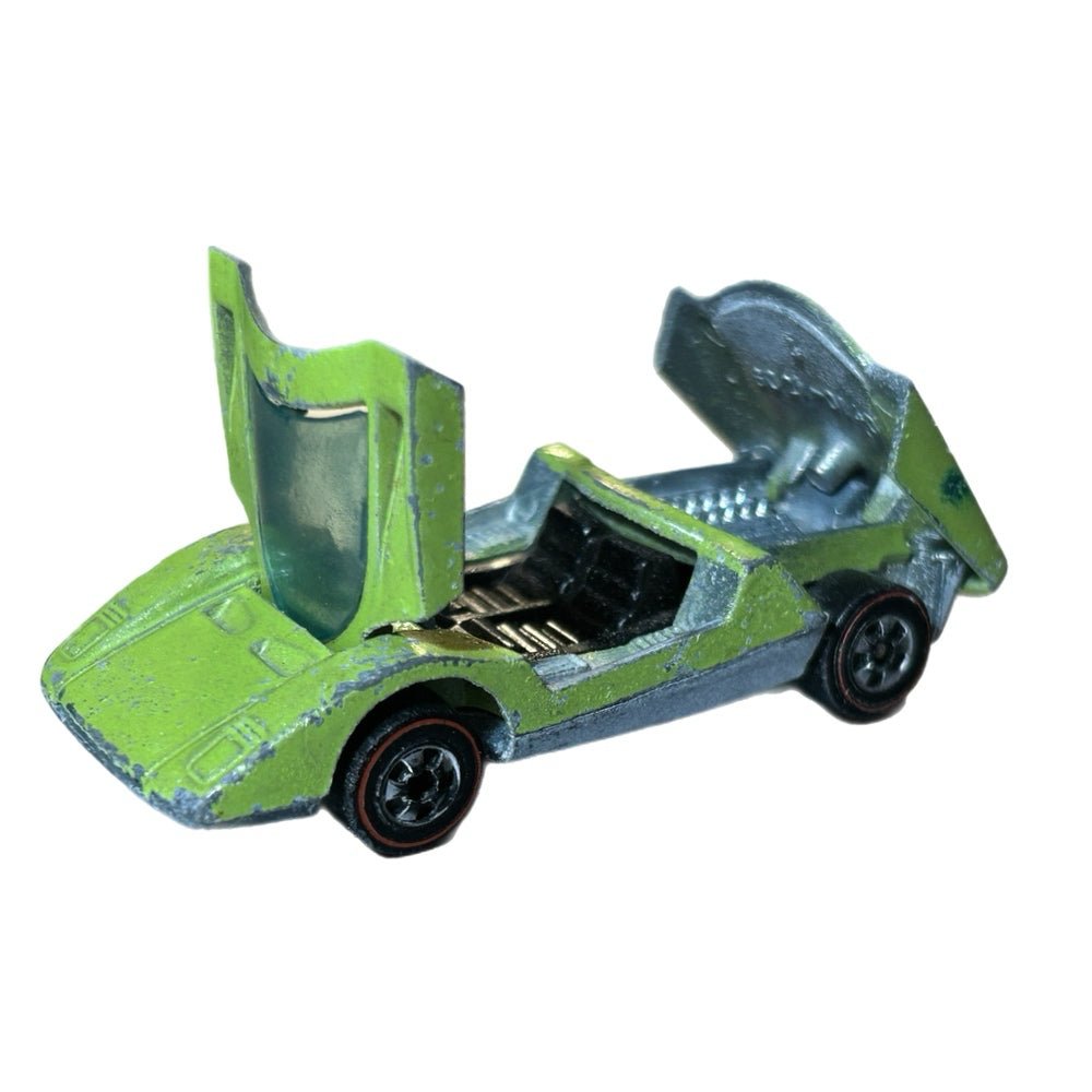 Hot Wheels Ferrari 512S Green Redline 1970 Diecast Car Hong Kong  Mattel VINTAGE | Finer Things Resale