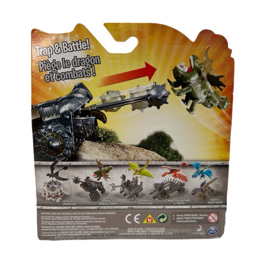 How to Train Your Dragon 2 Gronckle Vs Gronckle Cannon action figure  NEW! 2014 | Finer Things Resale