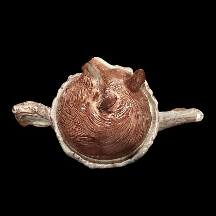 Fitz & Floyd Wild Berries Reynard Fox Woodlands  Teapot 42 oz VINTAGE 1990 | Finer Things Resale