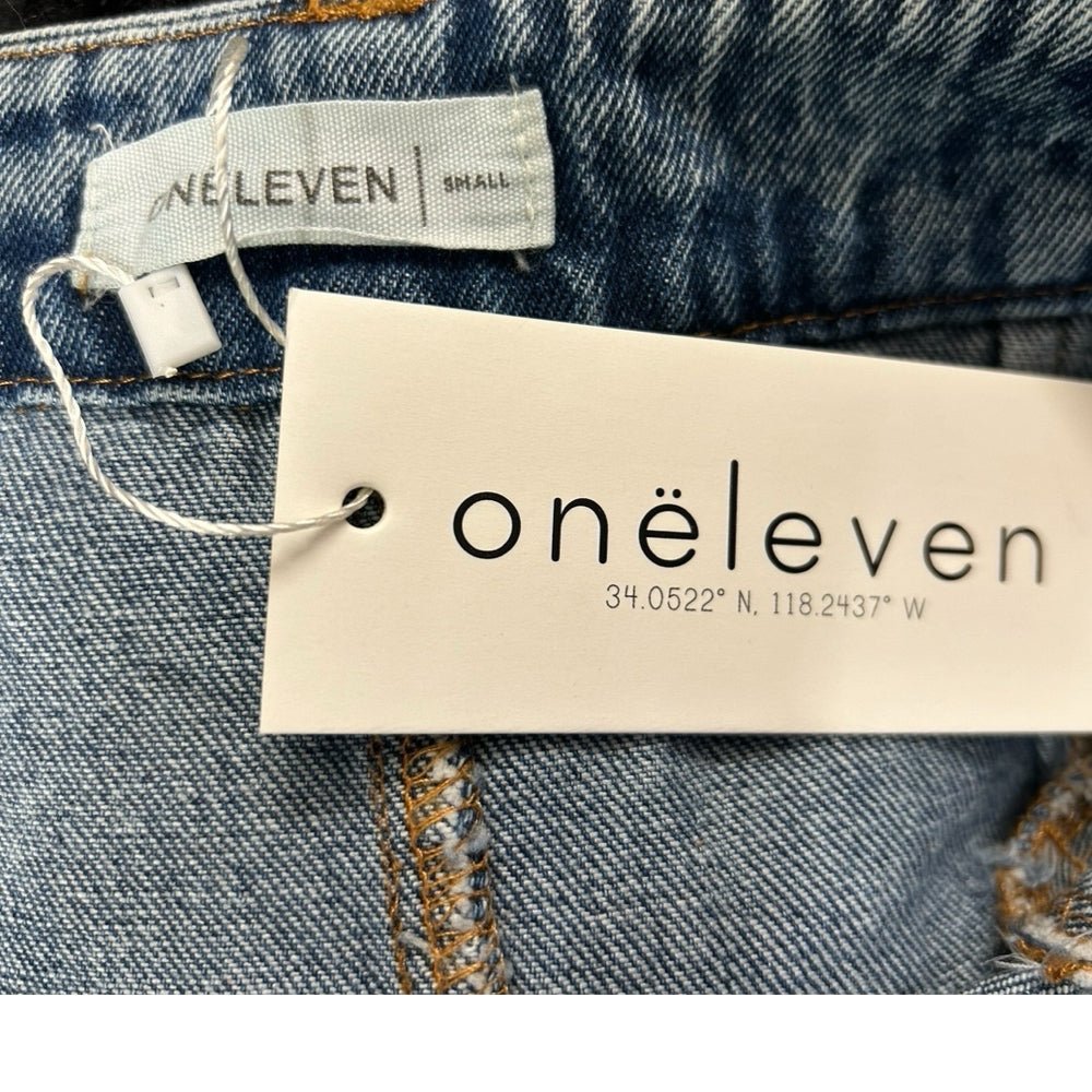 Oneleven Josette stonewash denim maxi skirt SIZE SMALL NWT! | Finer Things Resale