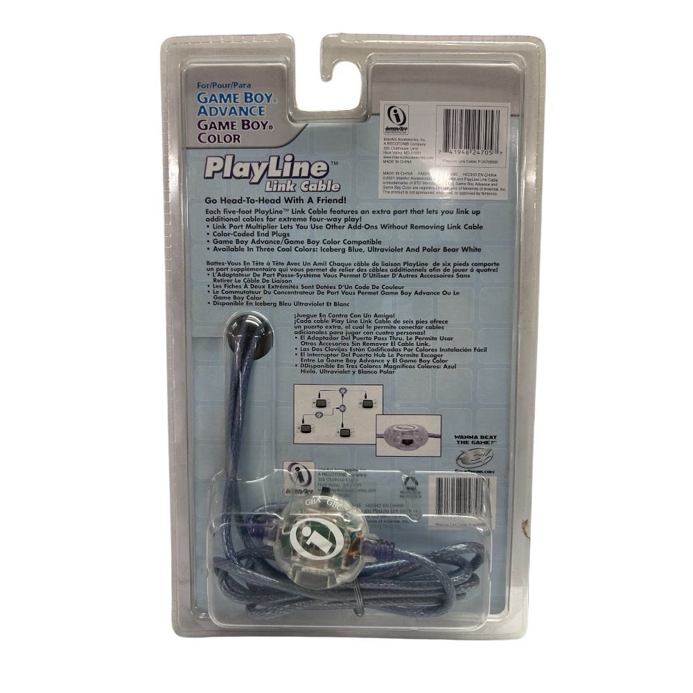 Nintendo Game Boy Advance GBA Color Playline Link Cable Multi-Tap Port NOS | Finer Things Resale