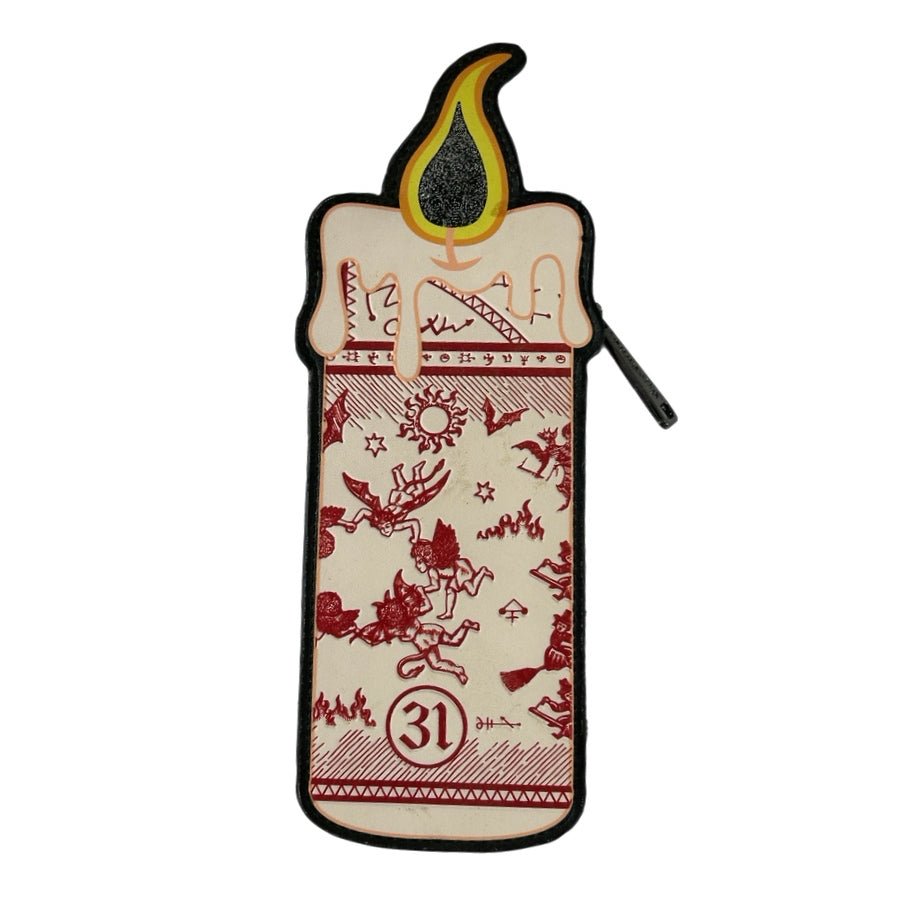 Disney Loungefly Halloween Candle Zip Wallet Card Holder Spooky Print RARE | Finer Things Resale