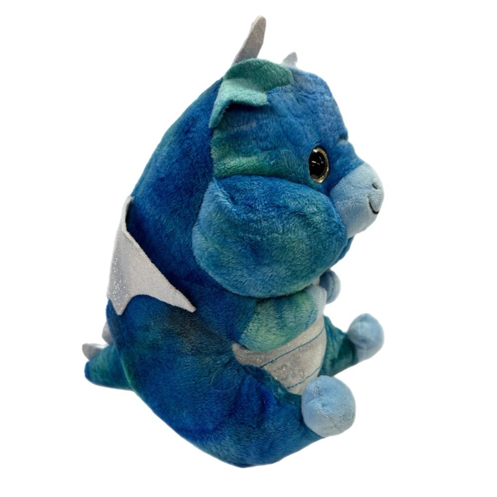 Nanco Bellie Buddies Blue Baby Dragon plush stuffed animal toy | Finer Things Resale