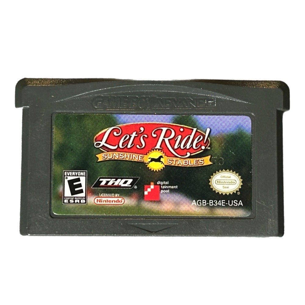 Let's Ride! Sunshine Stables Nintendo Game Boy Advance game 2005 Rated E | Finer Things Resale