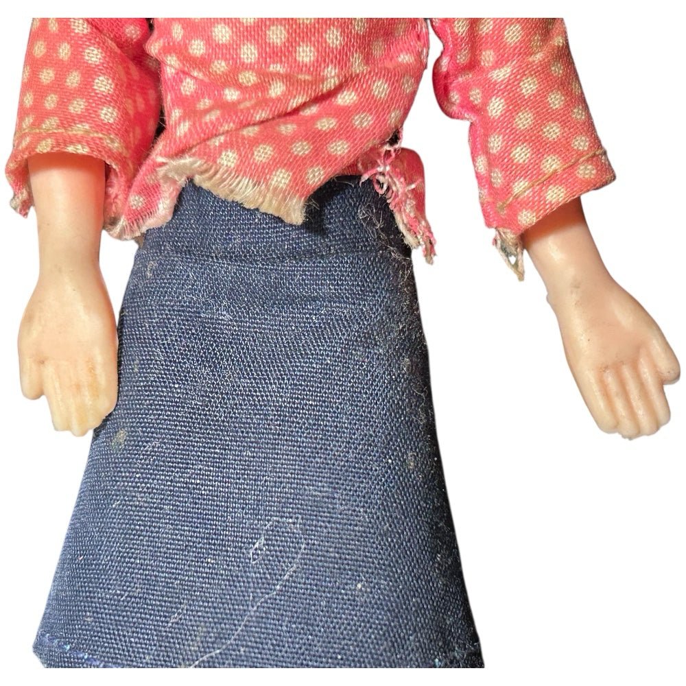 Vintage 1960s Bendable Posable  Rubber  Doll 6 inch | Finer Things Resale