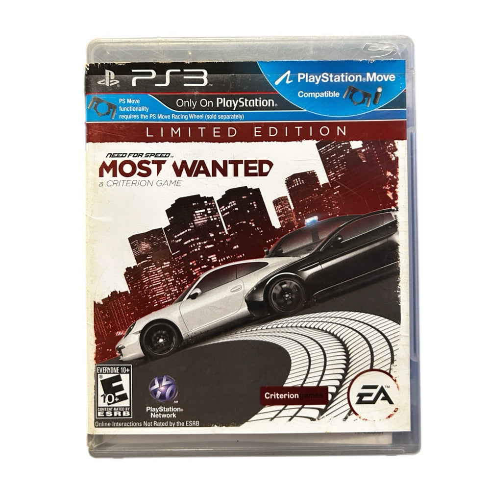 Need for Speed Most Wanted Playstation 3 PS3 game Limited Edition 2012 Rated T | Finer Things Resale