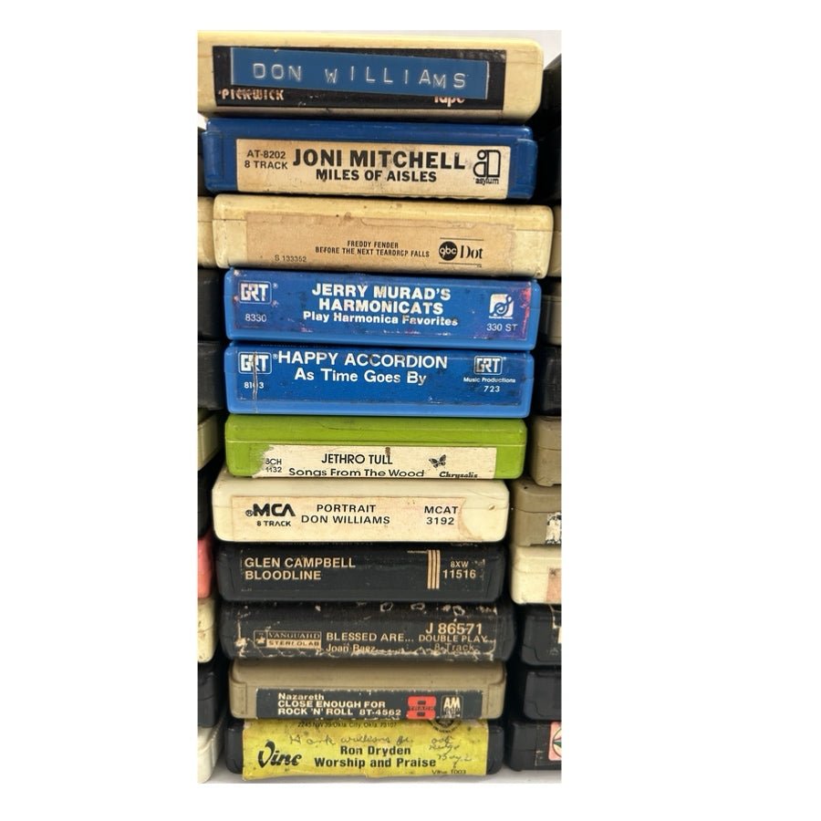 9 track Tape Lot 32  Mixed Country Rock Gospel Pop VINTAGE 1970's | Finer Things Resale