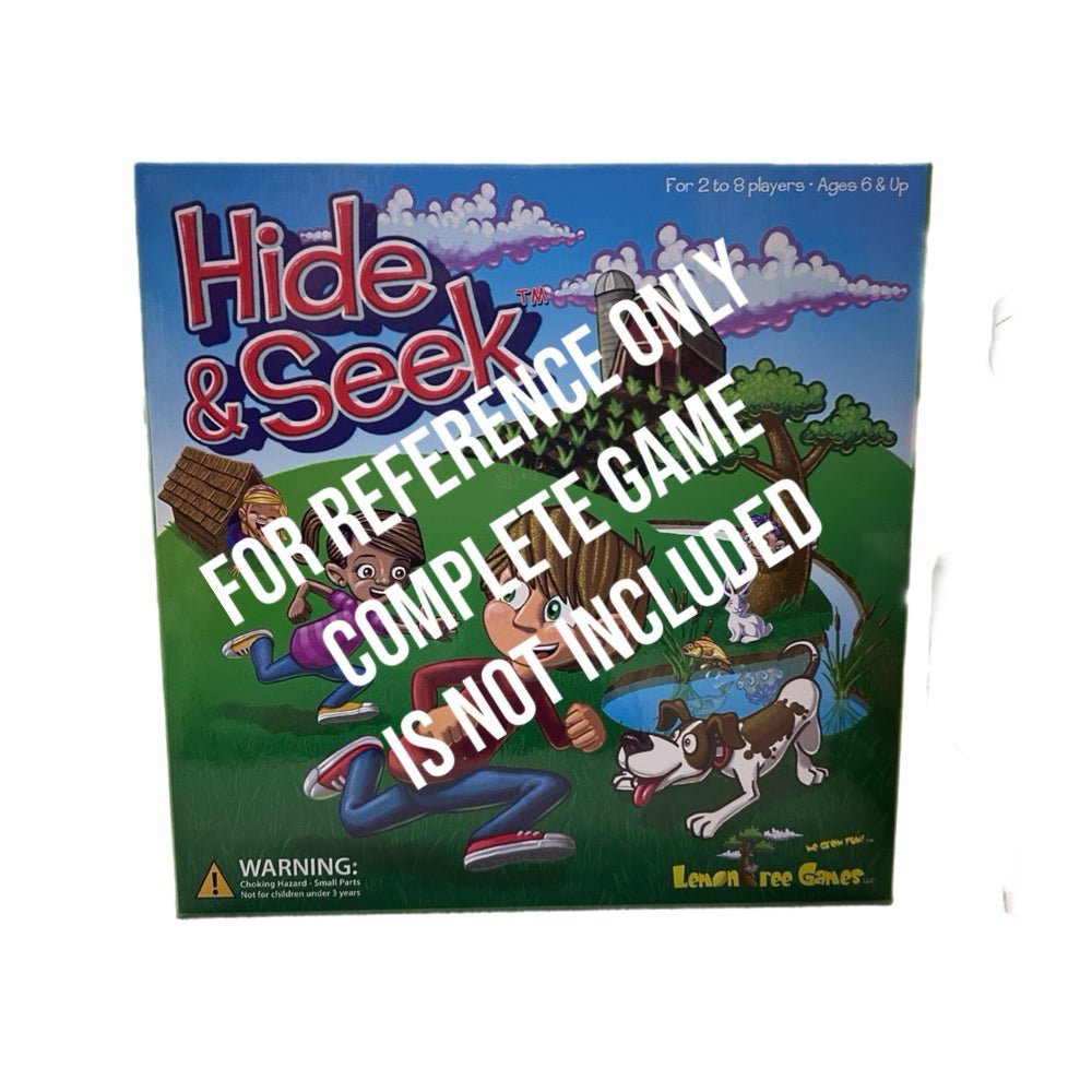 Hide & Seek Board LemonTree Games REPLACEMENT card set | Finer Things Resale