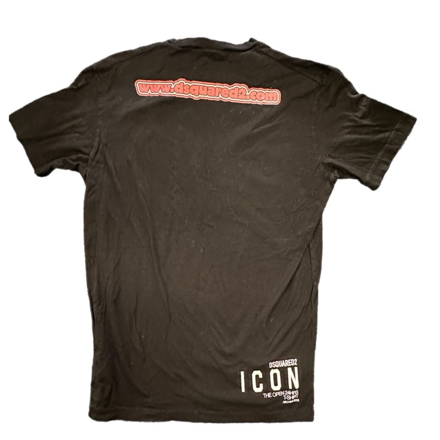 Dsquared2 Open 24 Hours Cool Fit Graphic T-Shirt Mens M | Finer Things Resale