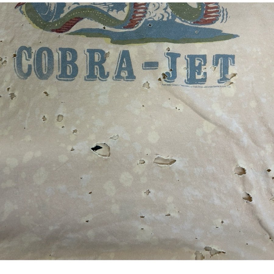 Junk Food Clothing Mustang Cobra-Jet Distressed Graphic t-shirt LARGE | Finer Things Resale
