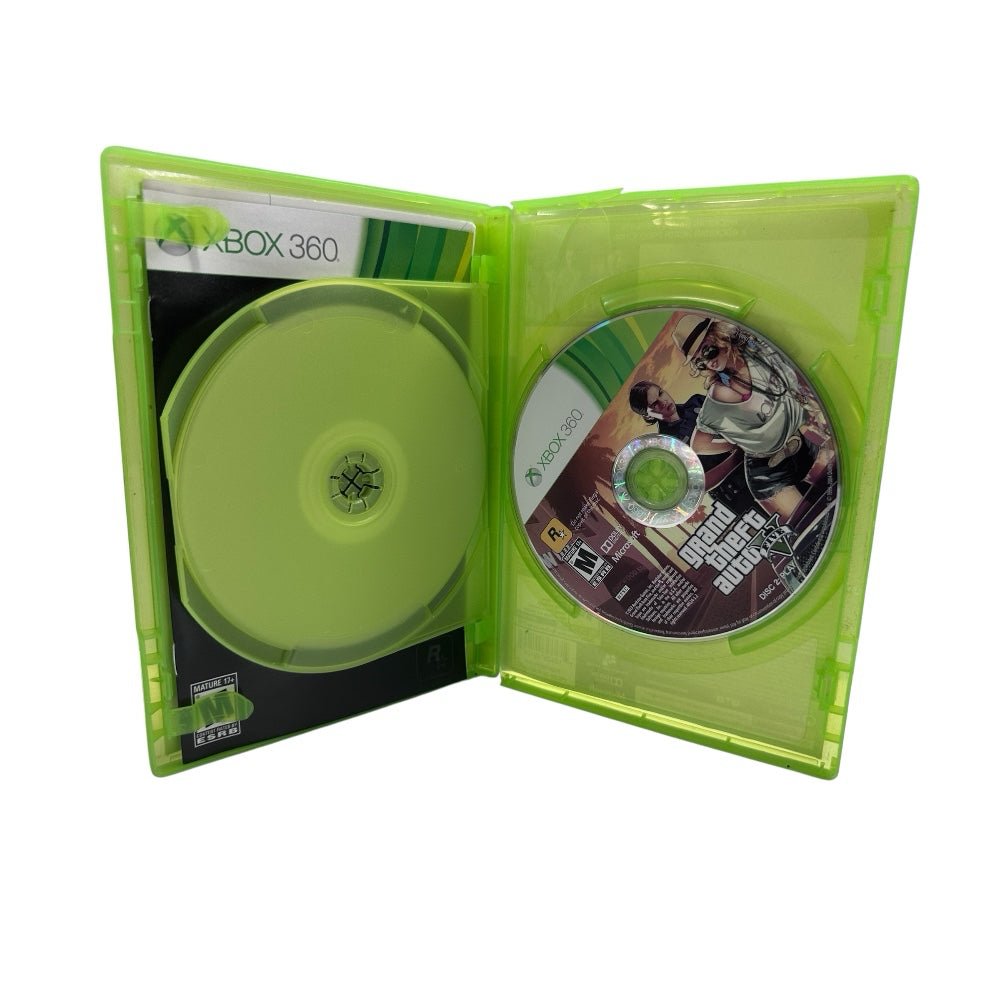 Grand Theft Auto V Five XBOX 360 Includes map  M 17+  2013 | Finer Things Resale